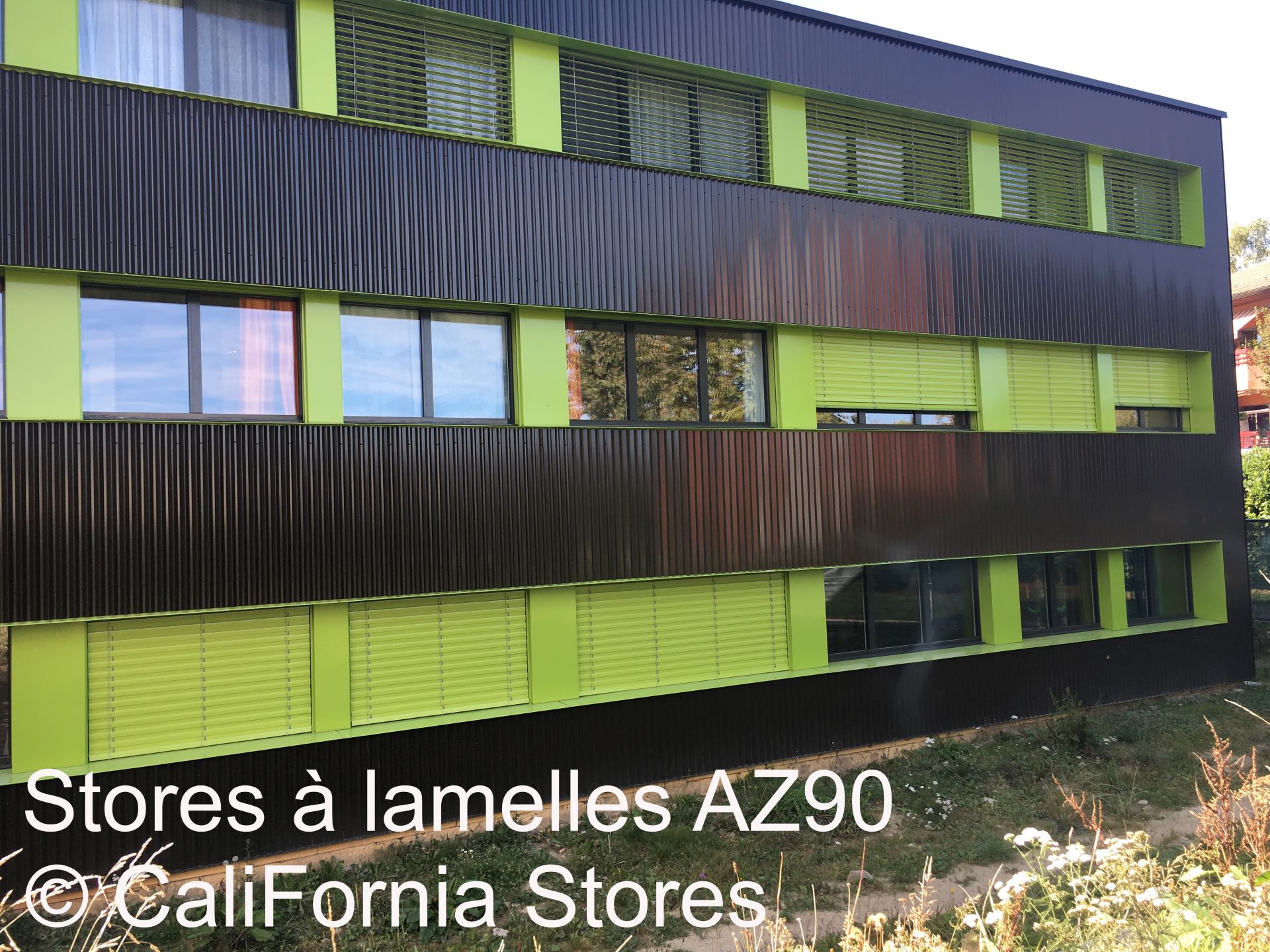 Stores à lamelles AZ90